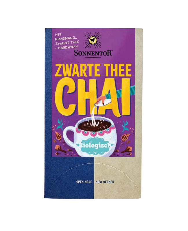 Sonnentor Zwarte Chai Thee Bio (18 zakjes)