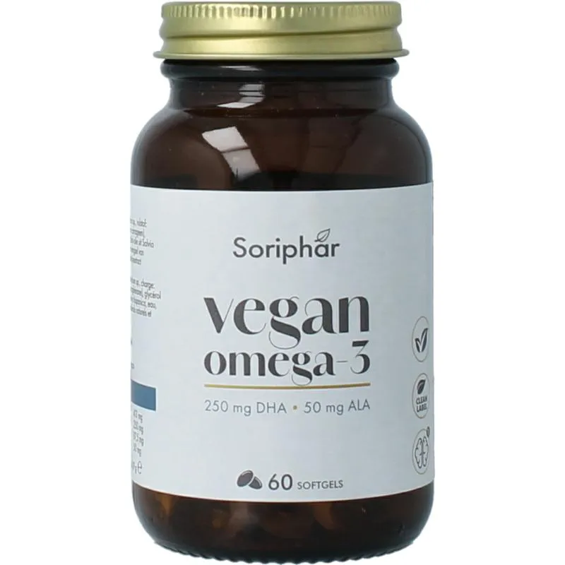 Soriphar Omega 3 DHA + ALA Vegan (60 softgels)