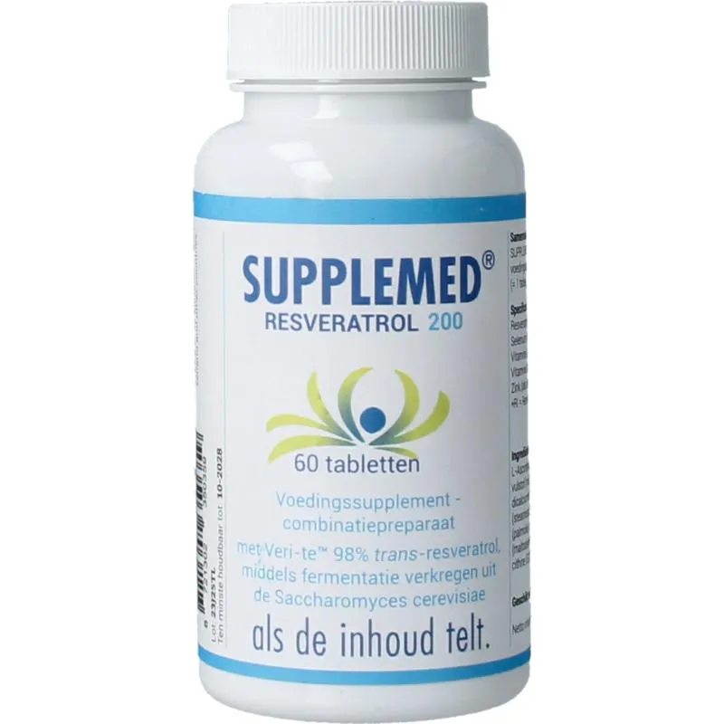 Supplemed Resveratrol 200 (60 tabletten)