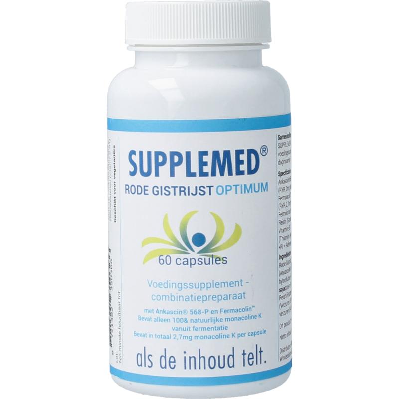 Supplemed Rode Gistrijst Optimum (60 capsules)