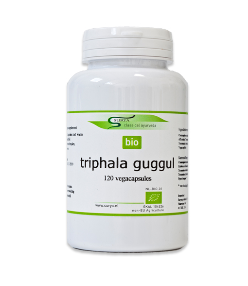 Surya Triphala Guggul Bio (120 vega capsules)