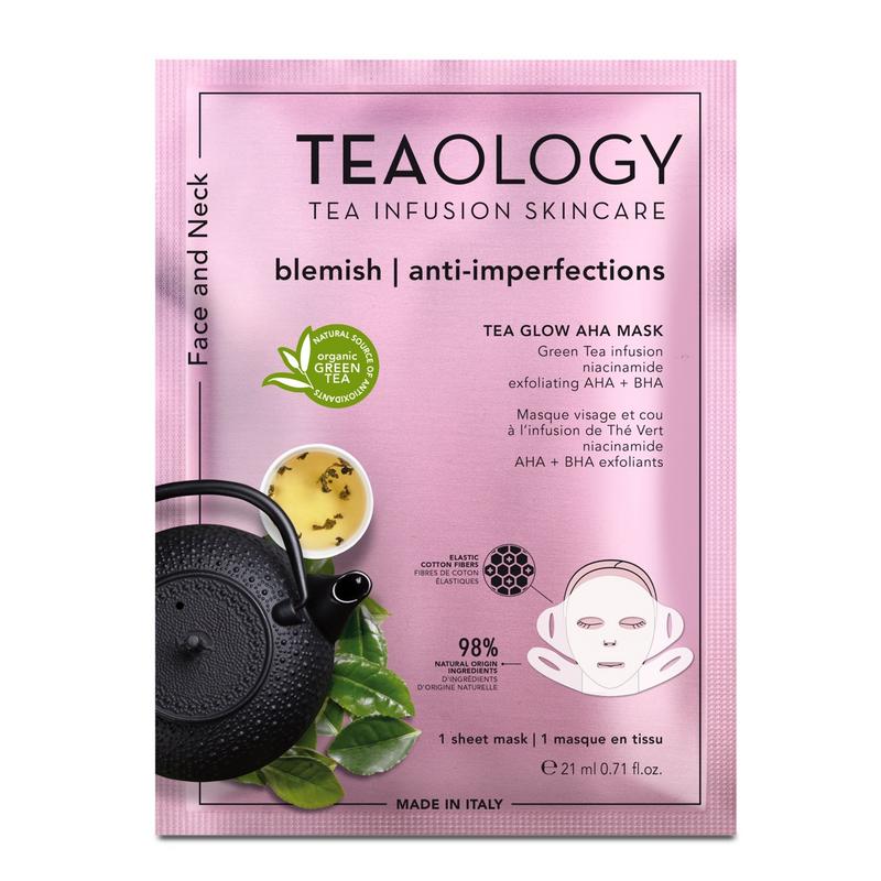 Teaology Tea Glow Aha Mask Purifying (1 stuk)