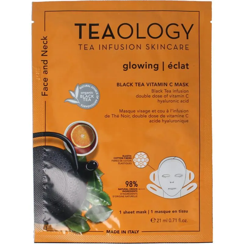 Teaology Black Tea Vitamine C Mask (1 stuk)