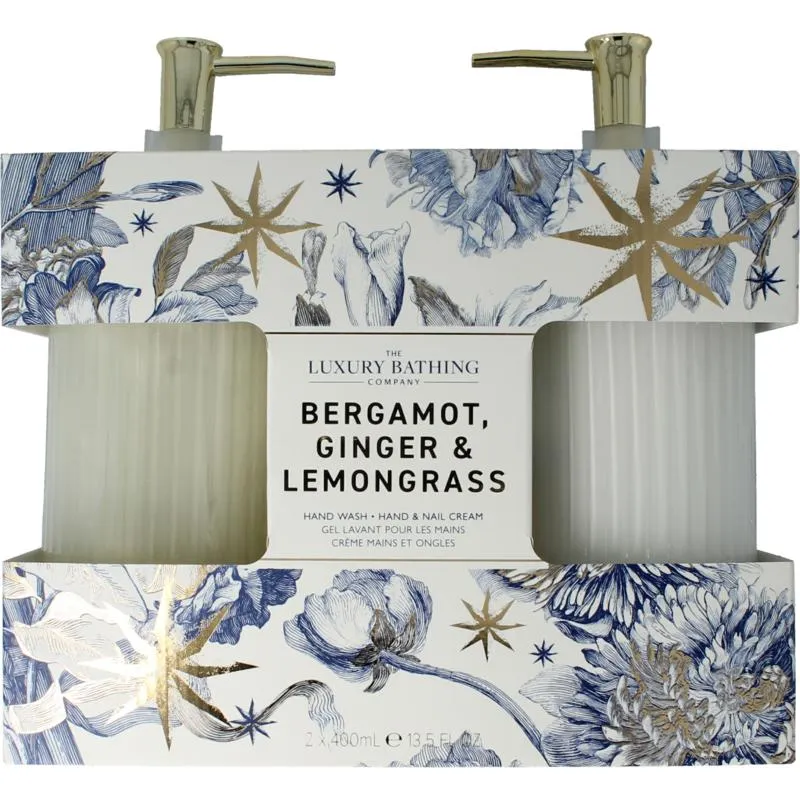 The Luxury Bath Heavenly Hands Wash & Hand Nail Cream Dispenser (1 set)