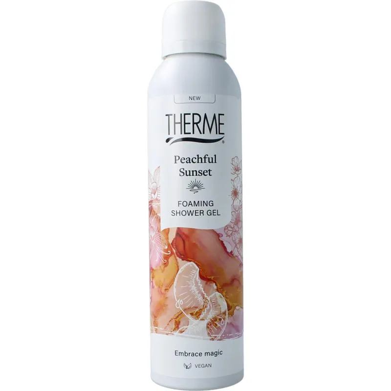 Therme Peachful Sunset Foaming Shower Gel (200 ml)