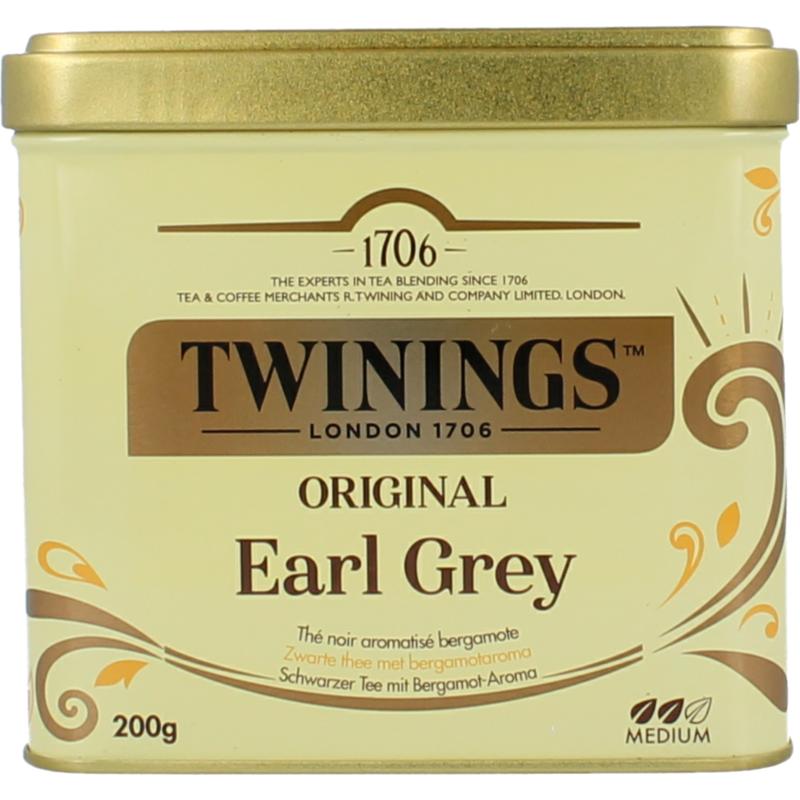 Twinings Earl Grey Thee Blik (200 gr)