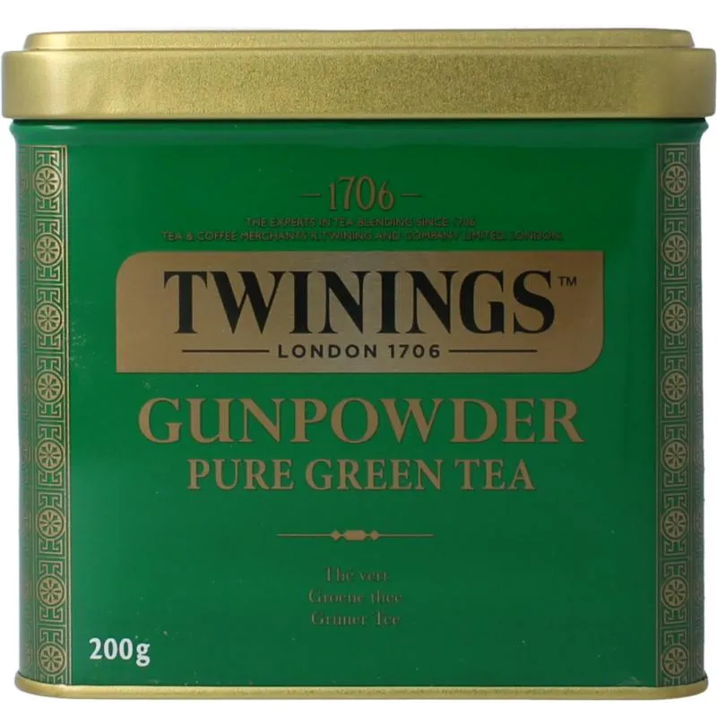 Twinings Gunpowder Blik Natural (200 gr)