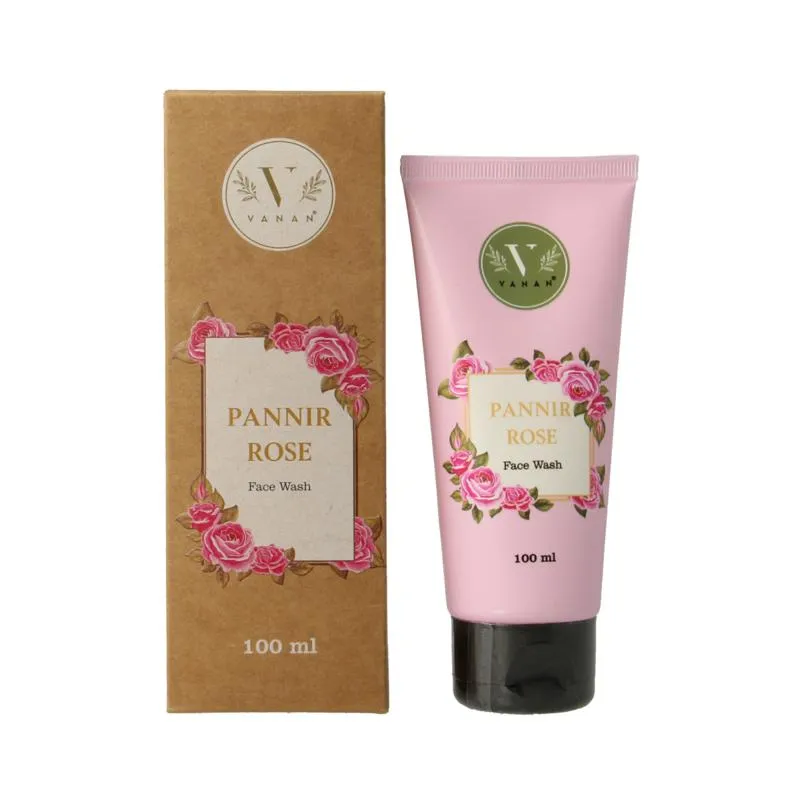 Vanan Pannir Rose Face Wash (100 ml)