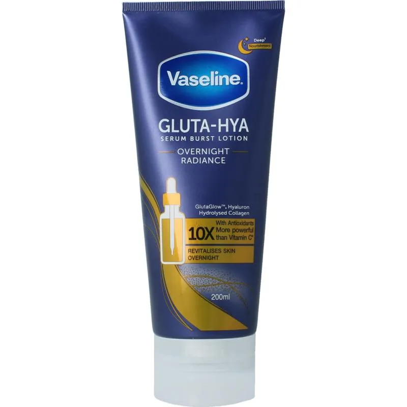 Vaseline Gluta-hya Overnight Radiance Serum Lotion (200 ml)