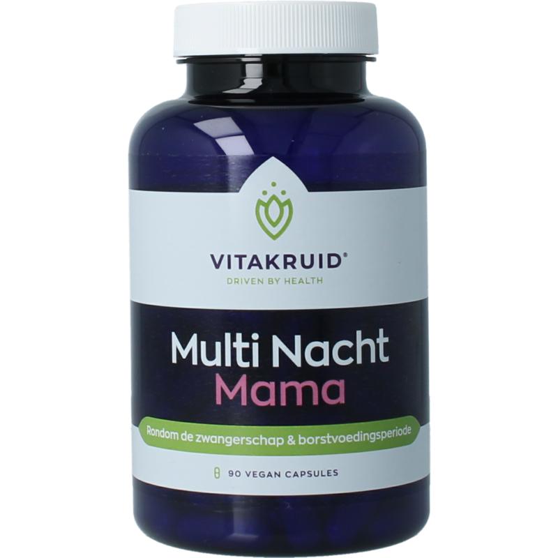 Vitakruid Multi Nacht Mama Vegan (90 vega capsules)
