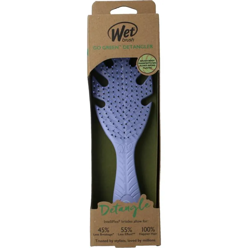 Wetbrush Go Green Detangler Lavender (1 stuk)
