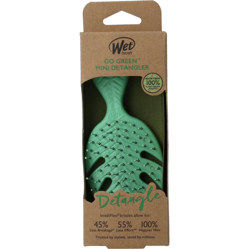 Wetbrush Go Green Detangler Green Mini (1 stuk)