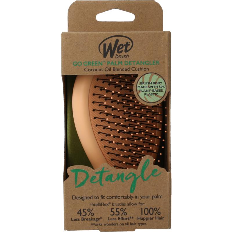 Wetbrush Go Green Palm Detangler Orange Coconut Oil (1 stuk)