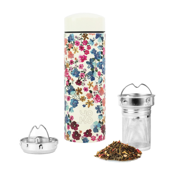 Yoko Drinkfles Giverny & Theefilter Isotherm 350ml (1 stuk)