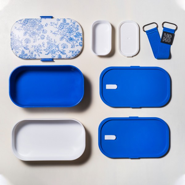 Yoko Lunchbox Toile de Joy Blue 1200ml (1 stuk)
