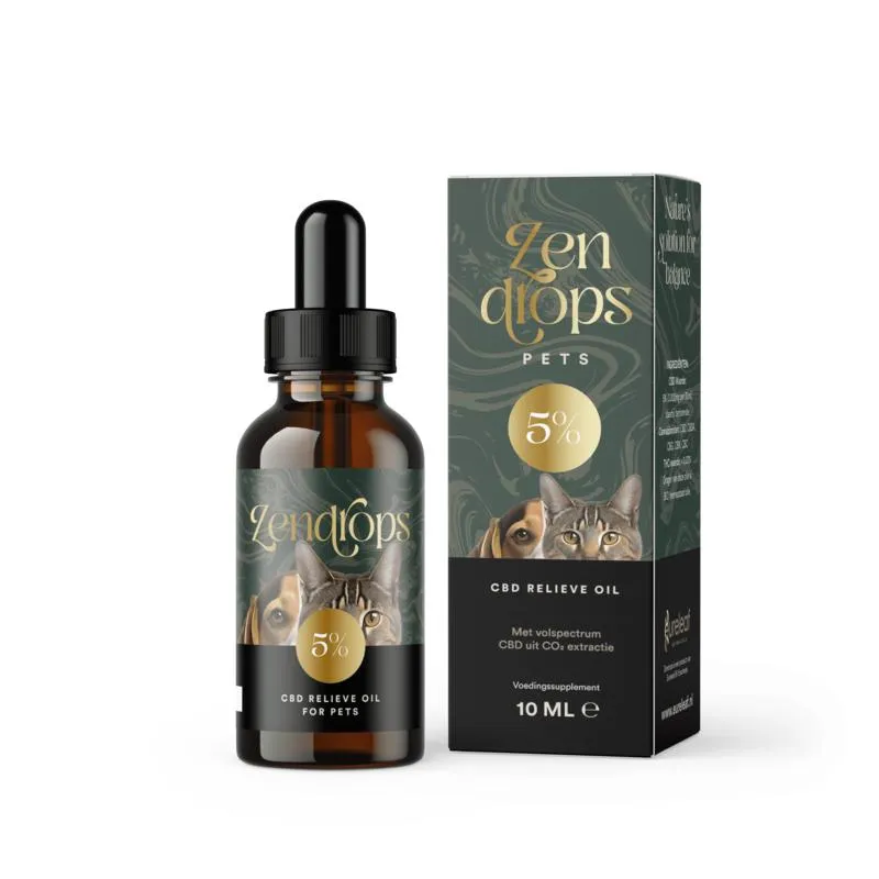 Zendrops CBD Olie Huisdieren 5% (10 ml)