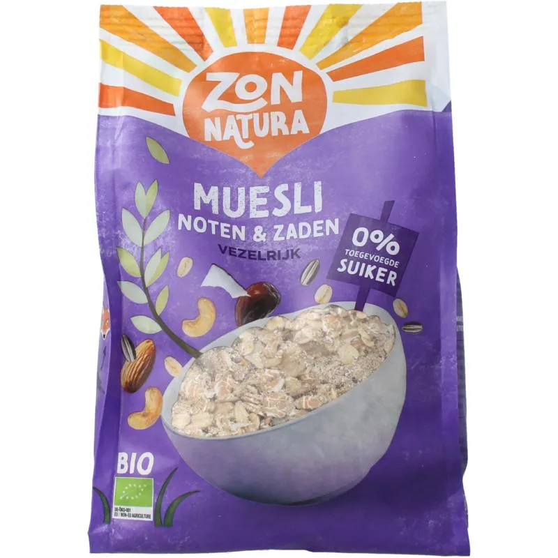 Zonnatura Muesli Noten Zaden Bio (375 gr)