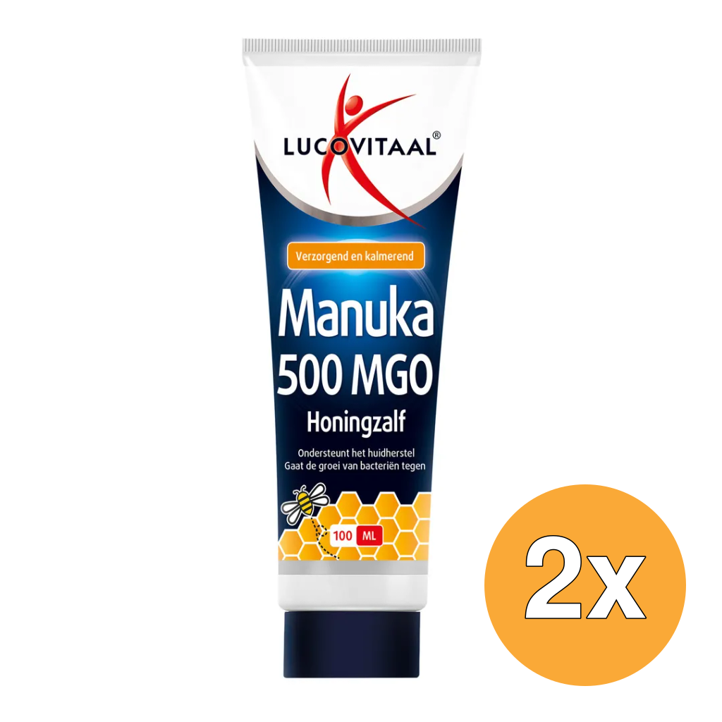 2x Lucovitaal Manuka Honingzalf 500 MGO (100 ml)