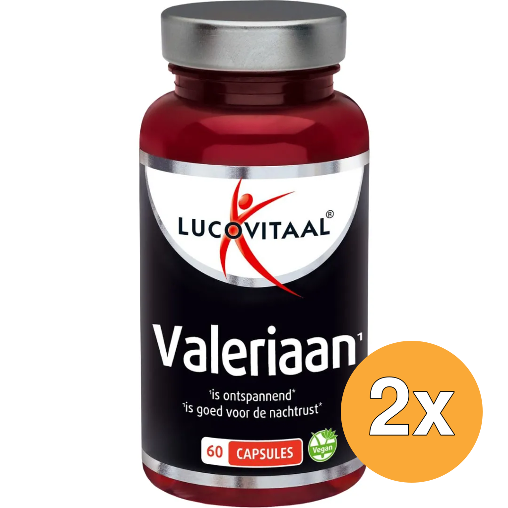2x Lucovitaal Valeriaan 200mg (60 capsules)