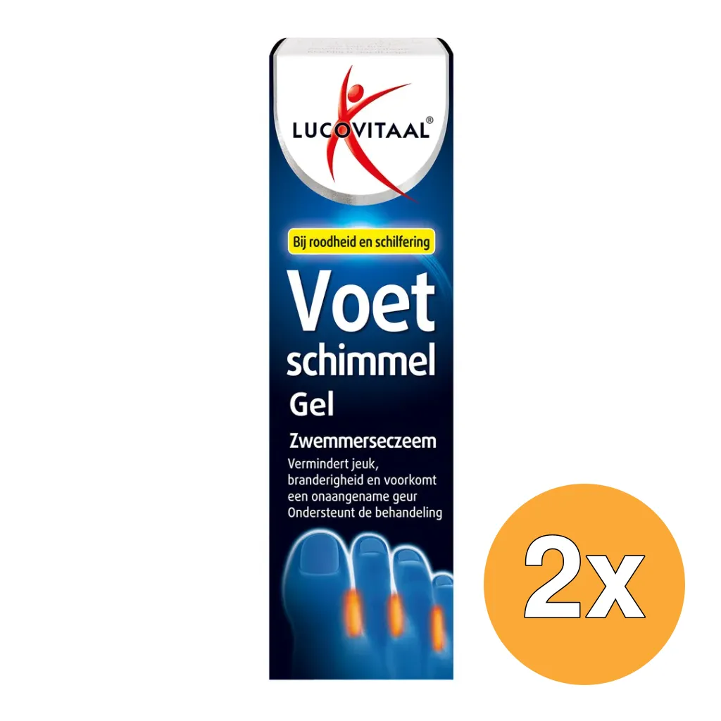 2x Lucovitaal Voetschimmel Gel (30 ml)