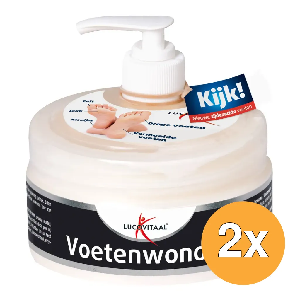 2x Lucovitaal Voetenwonder Zalf (300 ml)