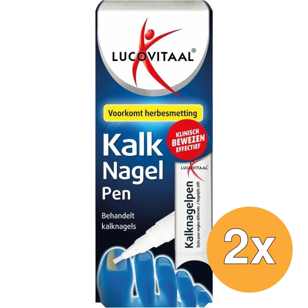 2x Lucovitaal Kalknagelpen (4 ml)