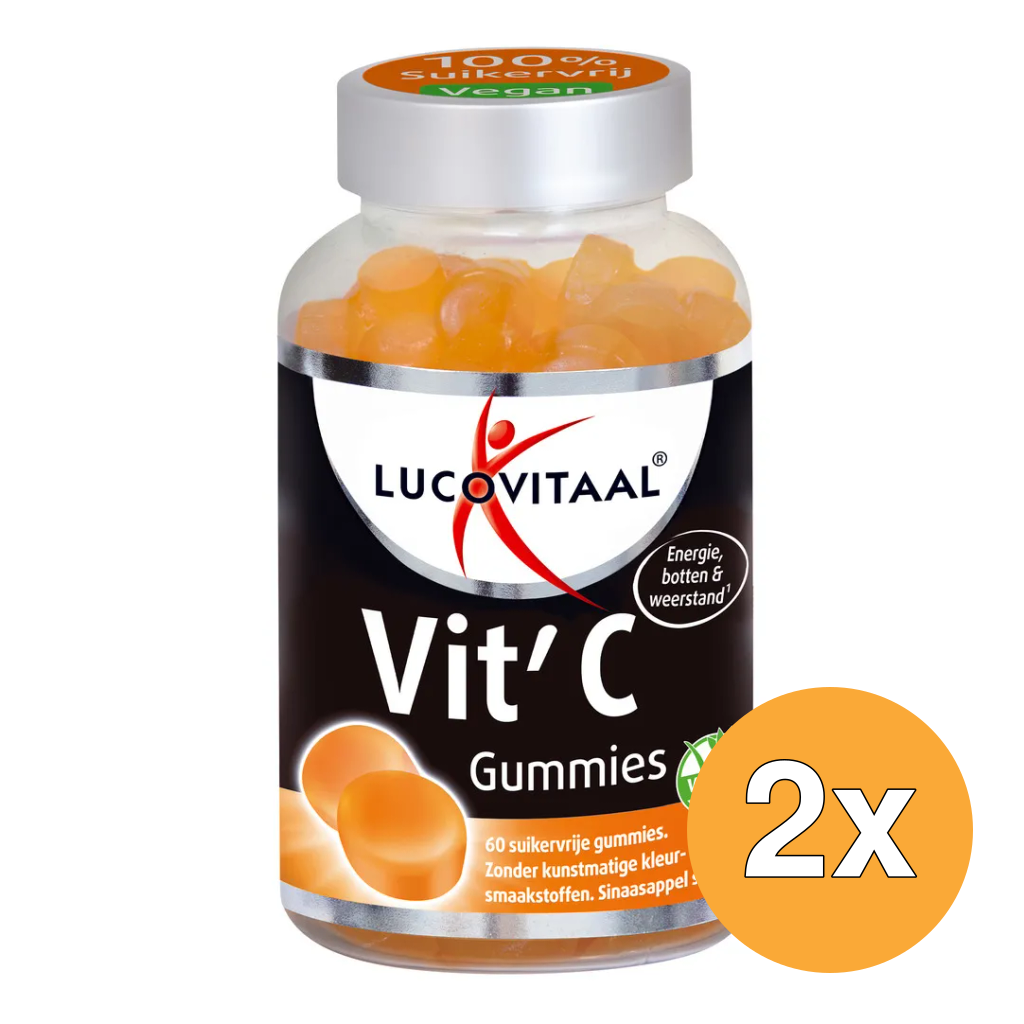 2x Lucovitaal Vitamine C (60 gummies)