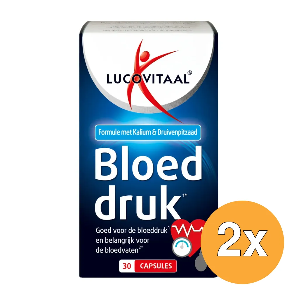 2x Lucovitaal Bloeddruk (30 capsules)