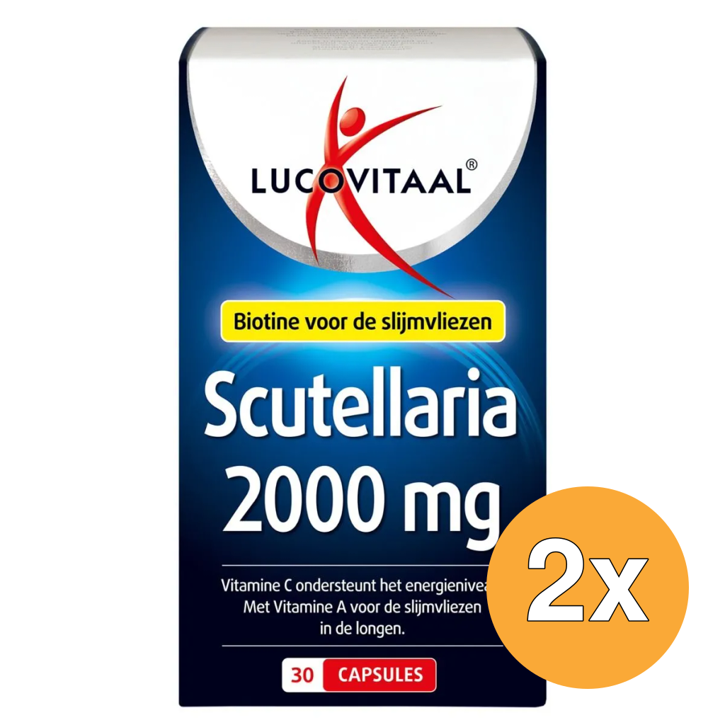 2x Lucovitaal Scutellaria 2000mg (30 capsules)