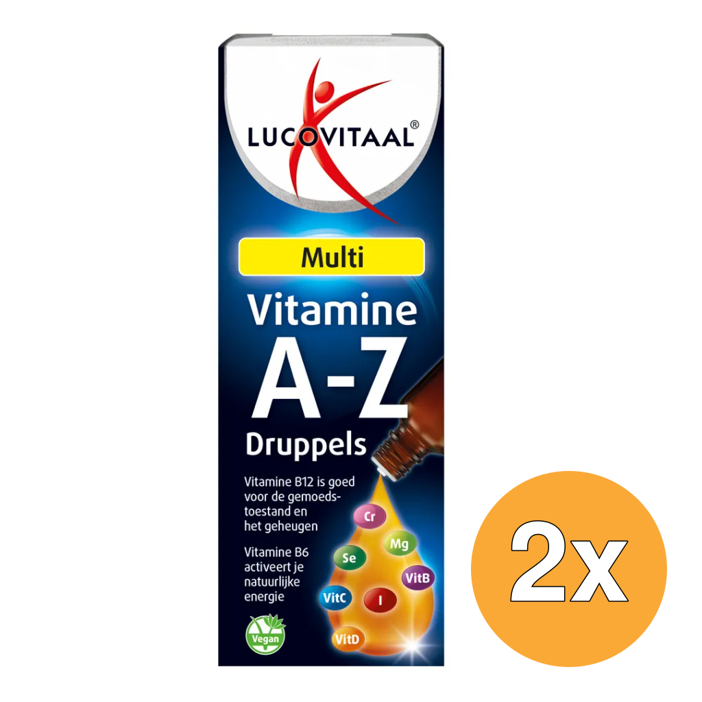 2x Lucovitaal Multi A-Z Druppels (50 m)