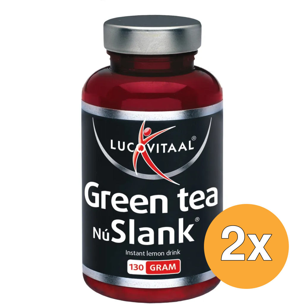 2x Lucovitaal Green Tea Nú Slank (130 gr)