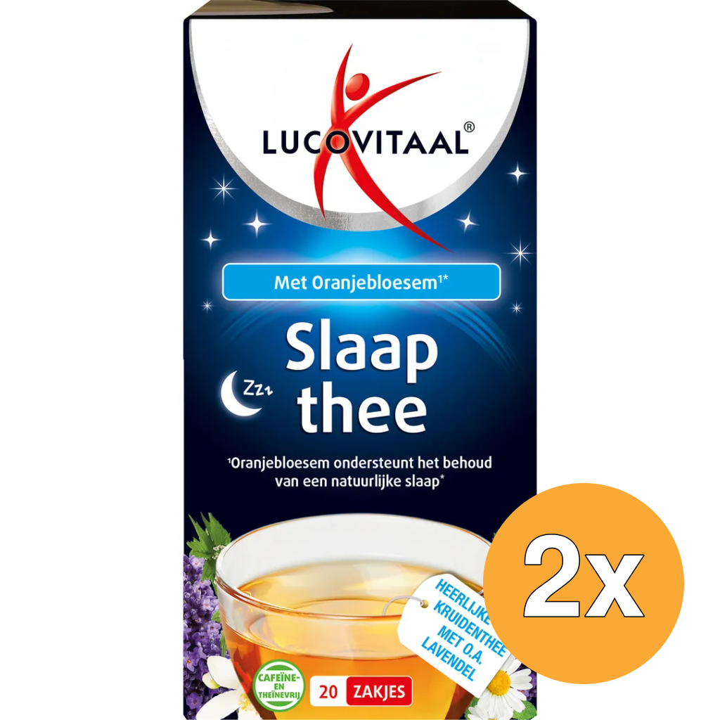 2x Lucovitaal Slaap Thee (20 zakjes)