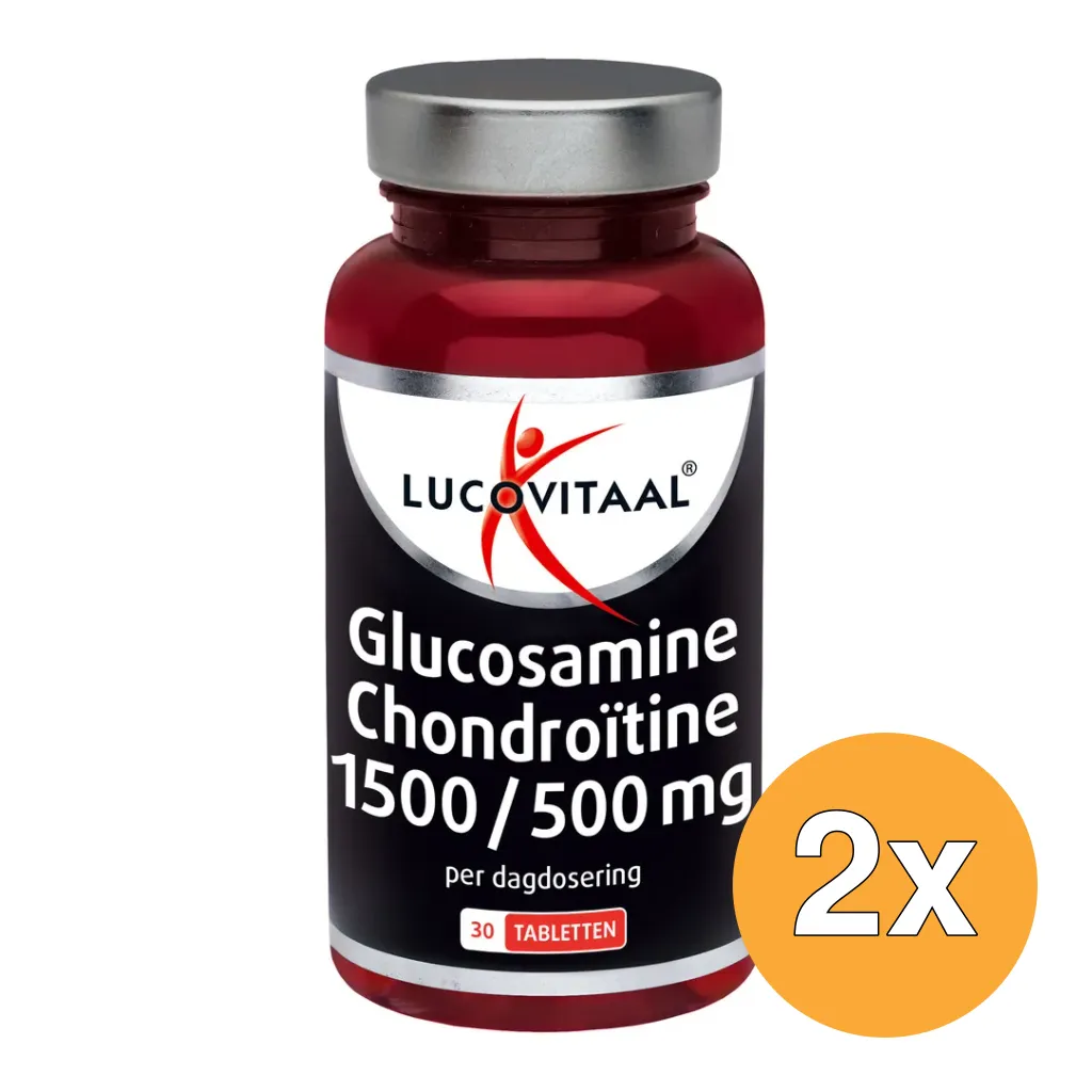 2x Lucovitaal Glucosamine Chondroïtine (30 tabletten)