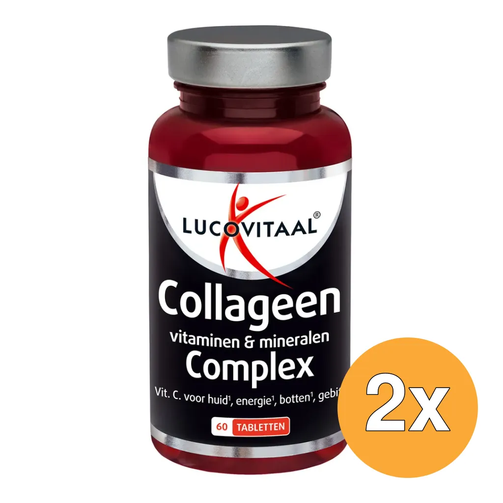 2x Lucovitaal Collageen Multi Vitamine Compleet (60 tabletten)