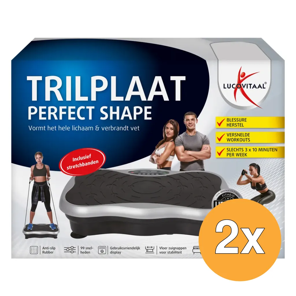 2x Lucovitaal Trilplaat Perfect Shape (1 stuk)