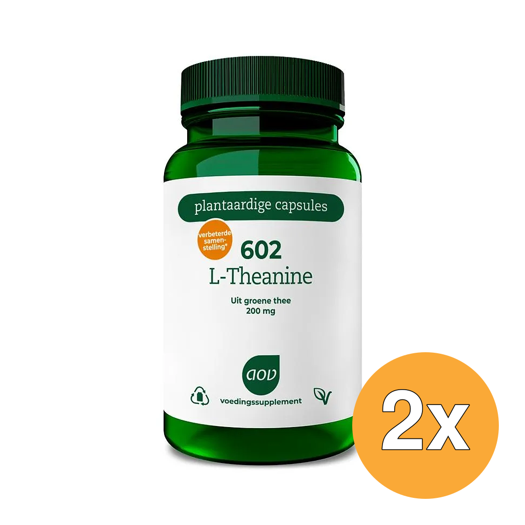 2x AOV 602 L-theanine (30 vega capsules)