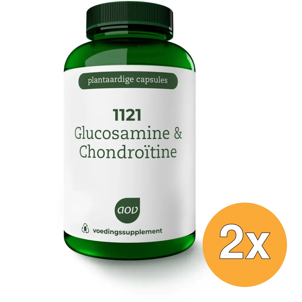 2x Aov 1121 Glucosamine & Chondroitine (180 vega capsules)