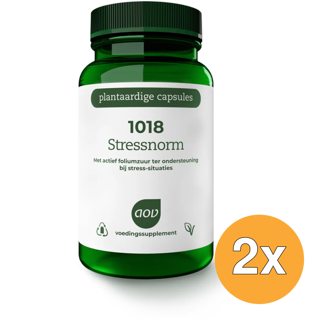 2x AOV 1018 Stressnorm (60 vega capsules)