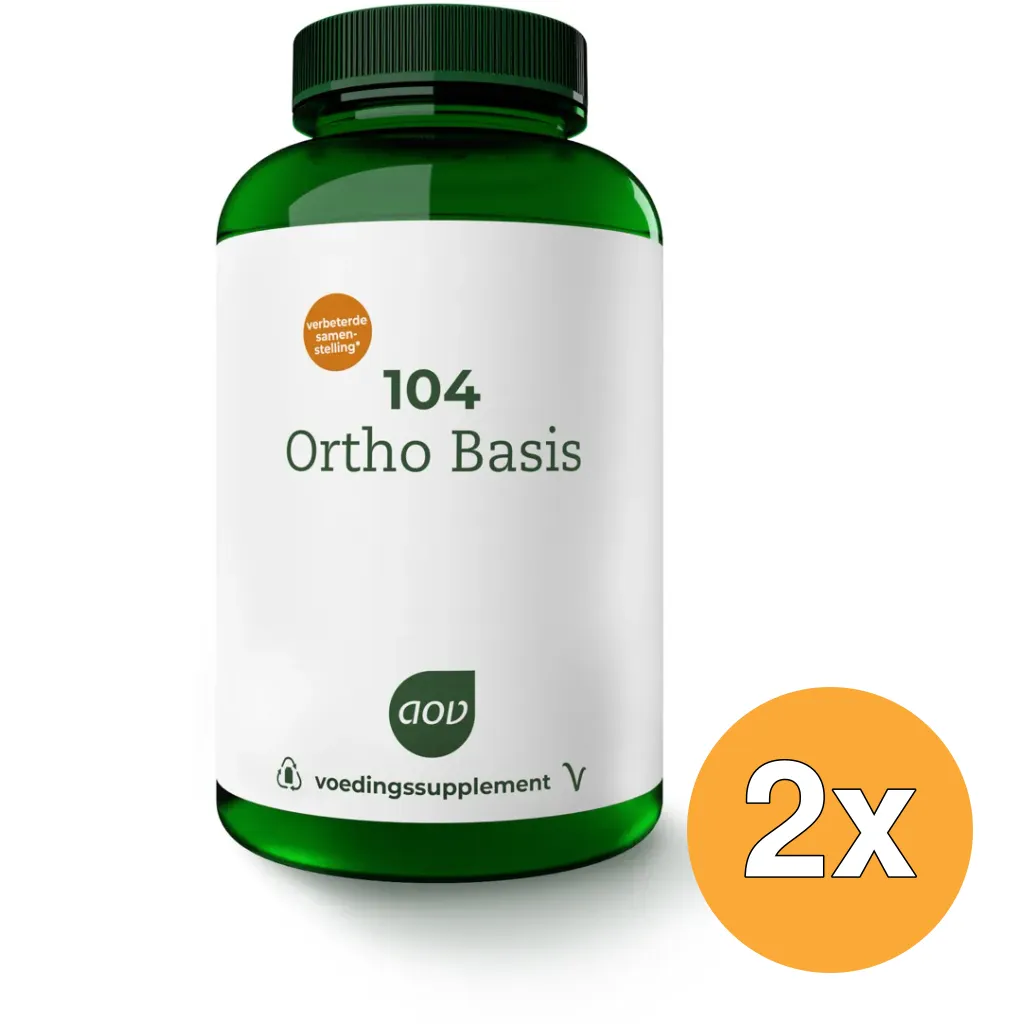 2x AOV 104 Ortho basis multi (180 tabletten)