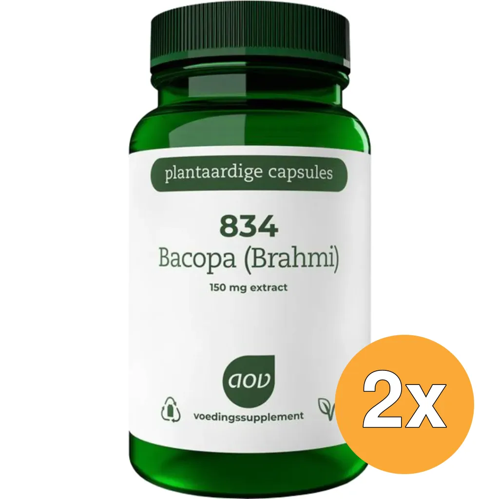 2x Aov 834 Bacopa (60 vega capsules)