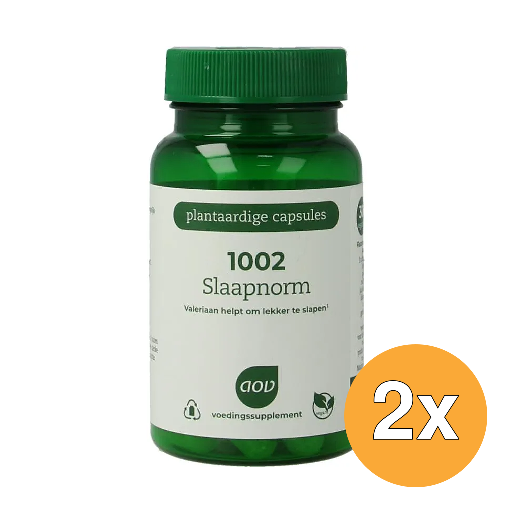 2x Aov 1002 Slaapnorm (30 vega capsules)
