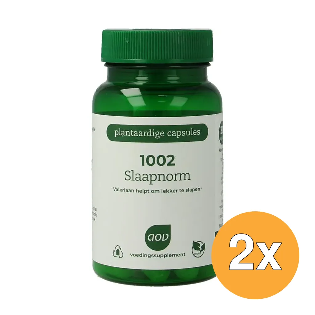 2x Aov 1002 Slaapnorm (30 vega capsules)