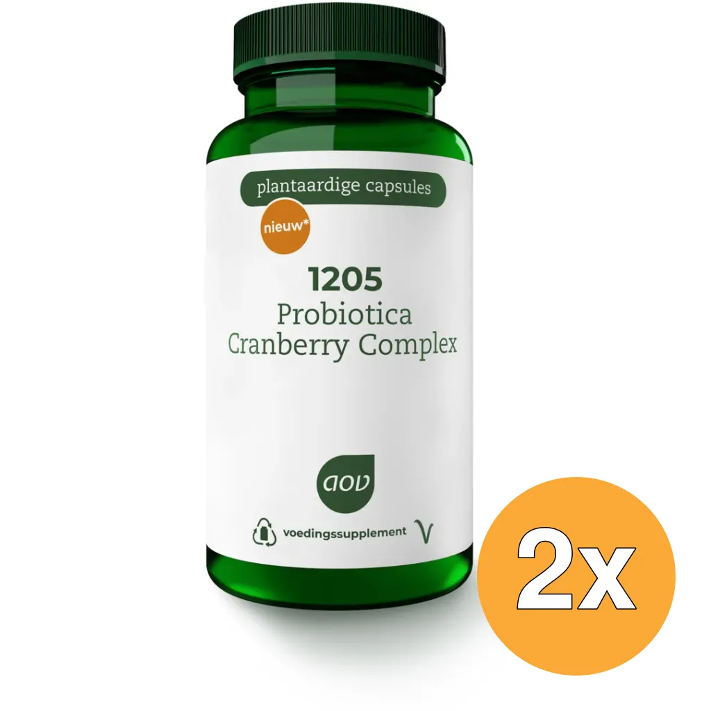 2x Aov 1205 Probiotica Cranberry Complex (60 vega capsules)