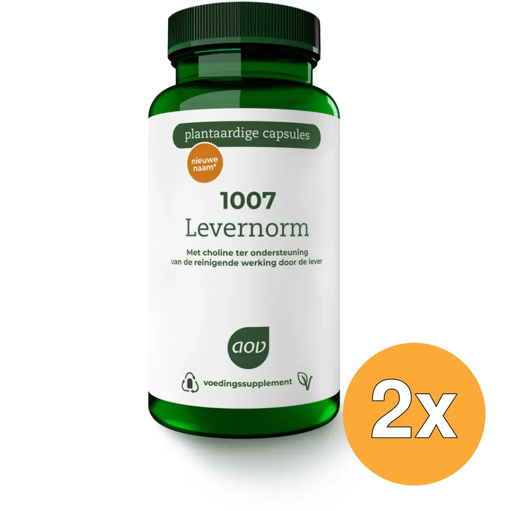 2x Aov 1007 Levernorm Vh Levercomplex (60 vega capsules)