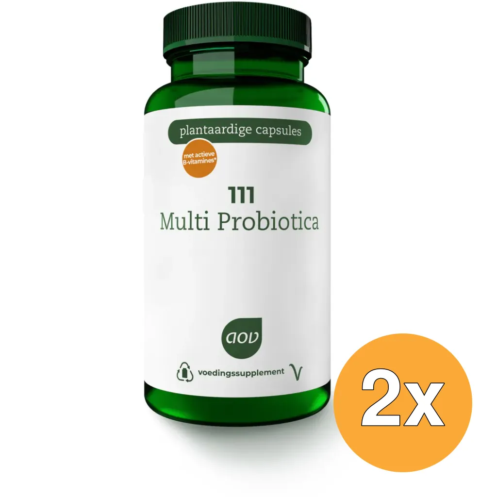 2x Aov 111 Multi Probiotica (60 vega capsules)