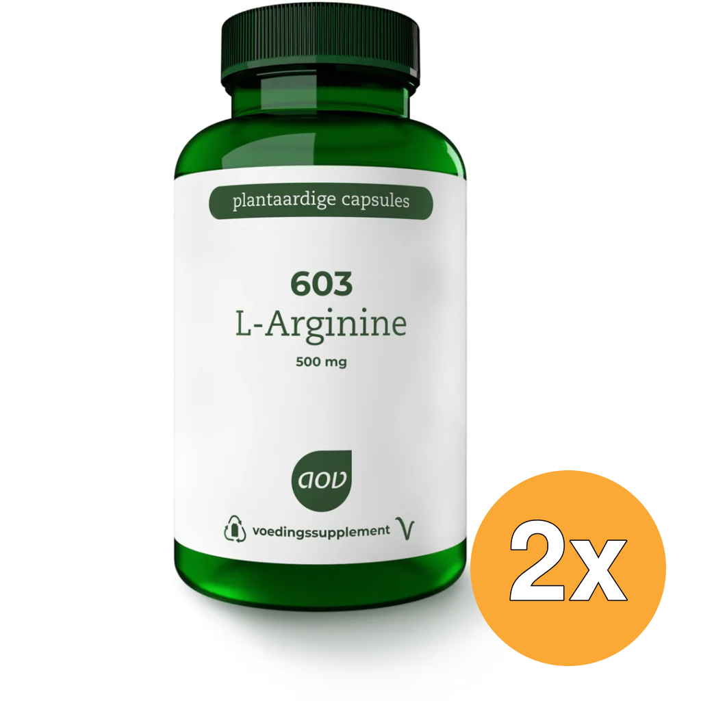 2x AOV 603 L-arginine (90 vega capsules)