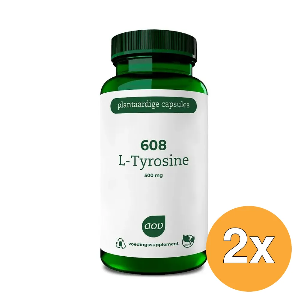 2x AOV 608 L-Tyrosine (60 vega capsules)