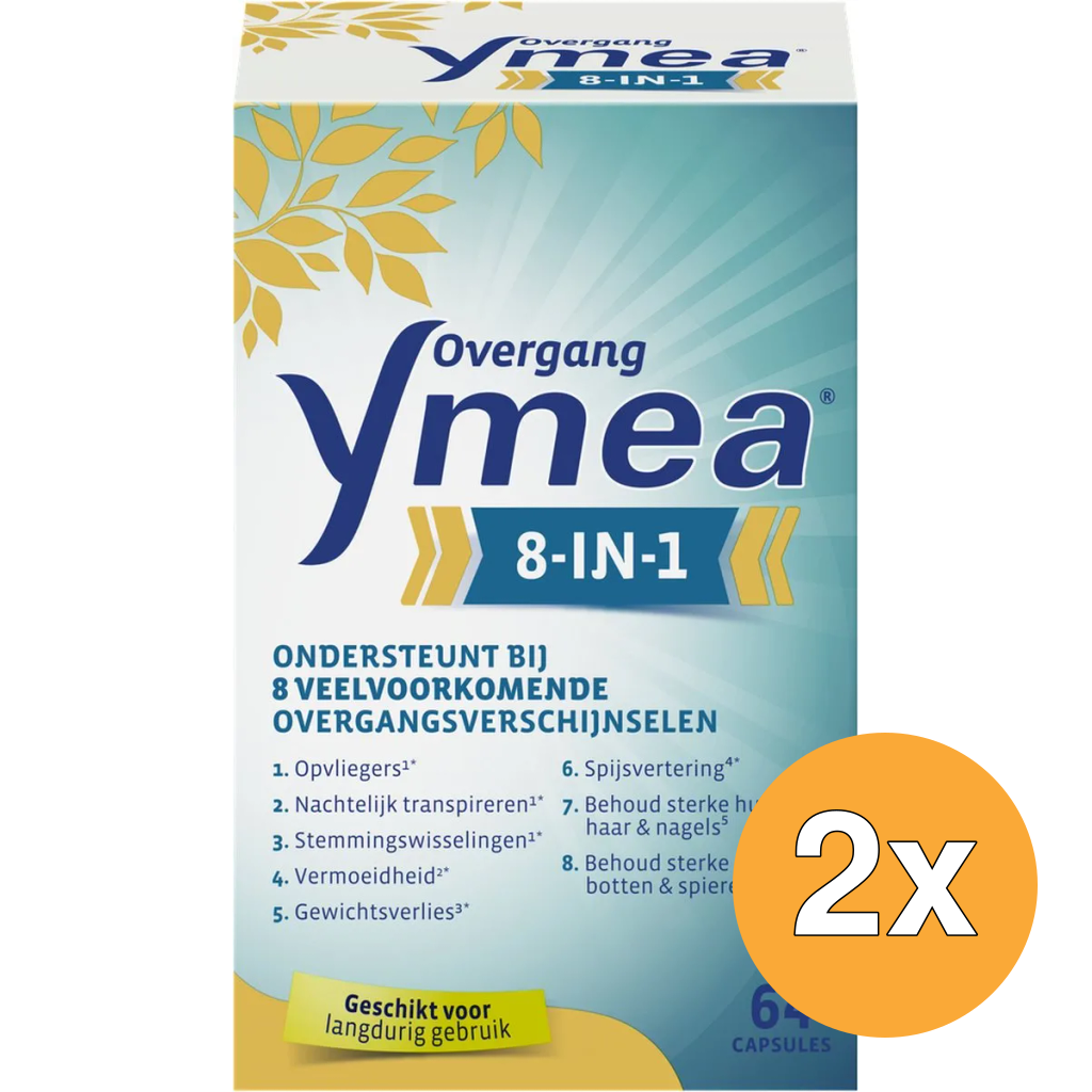 2x Ymea Overgang 8 in 1 (64 capsules)