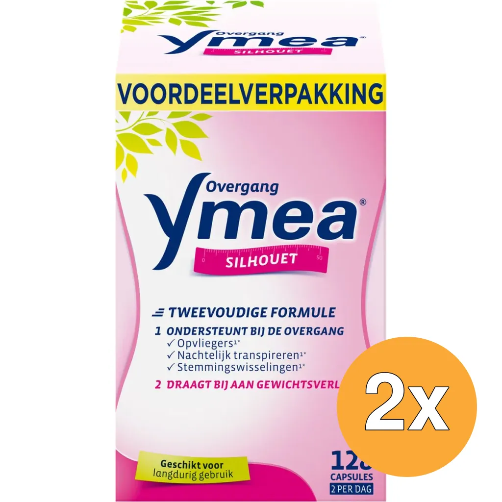 2x Ymea Overgang Silhouet (128 capsules)