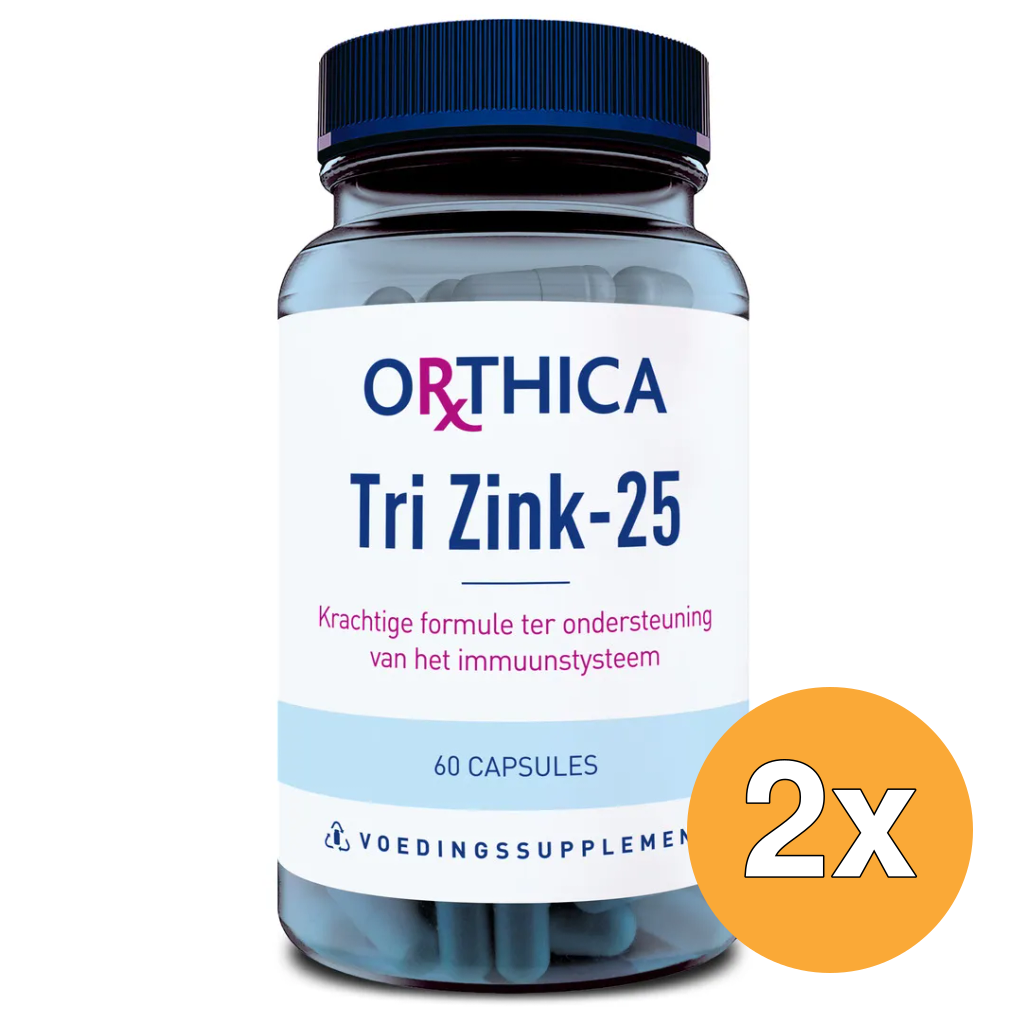 2x Orthica Tri zink 25 (60 capsules)